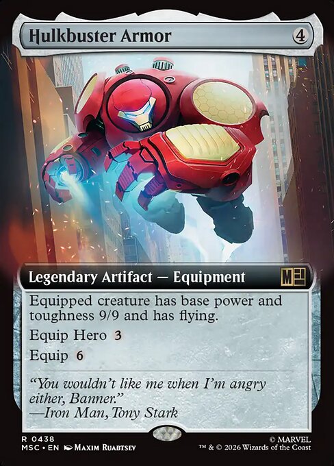 Hulkbuster Armor - Marvel Super Heroes Commander - Extended Art