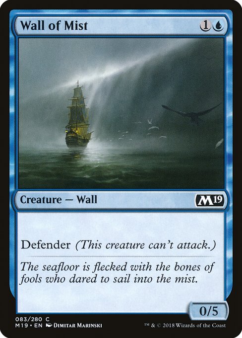 Wall of Mist - Core Set 2019