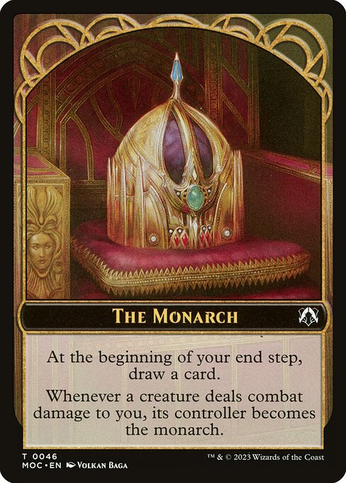 The Monarch - March of the Machine Commander Tokens