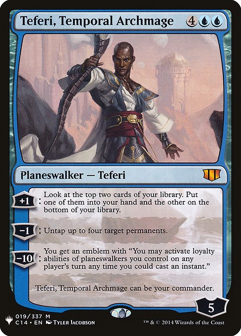 Teferi, Temporal Archmage - The List