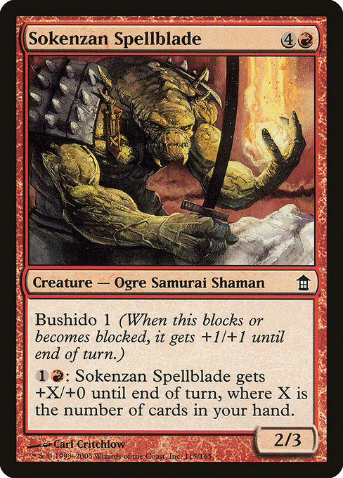 Sokenzan Spellblade - Saviors of Kamigawa