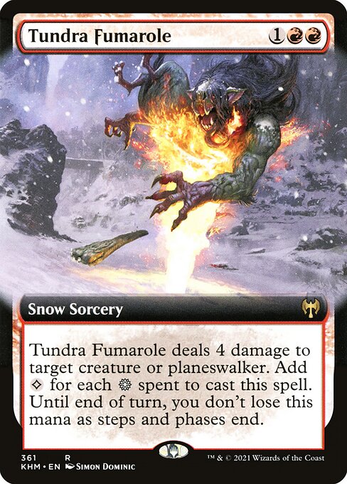 Tundra Fumarole - Kaldheim - Extended Art