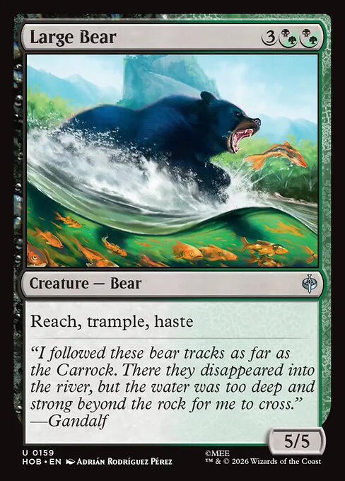 Large Bear - The Hobbit