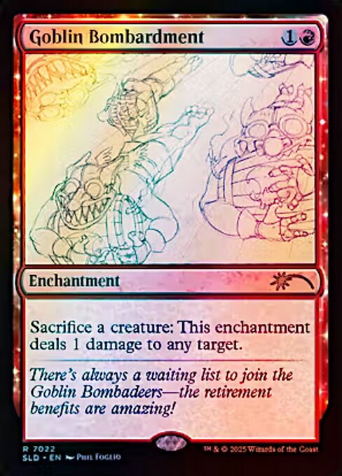 ゴブリンの砲撃 Goblin Bombardment Cow-tapult Goblin Bombardment (Cow-tapult) (Monty Python) (Secret Lair