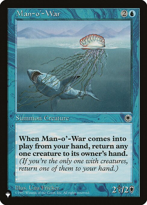 Man-o'-War - The List