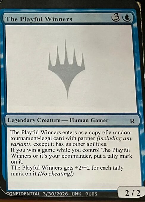 The Playful Winners - Unknown Event