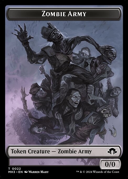 Zombie Army - Modern Horizons 3 Tokens