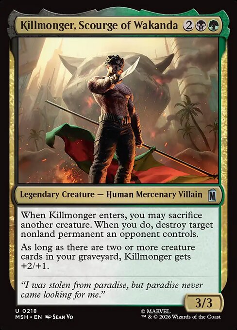 Killmonger, Scourge of Wakanda - Marvel Super Heroes