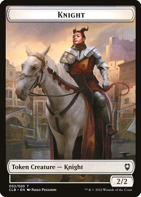 Knight - Commander Legends: Battle for Baldur's Gate Tokens