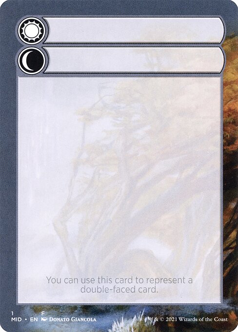 Double-Faced Substitute Card - Innistrad: Midnight Hunt Substitute Cards