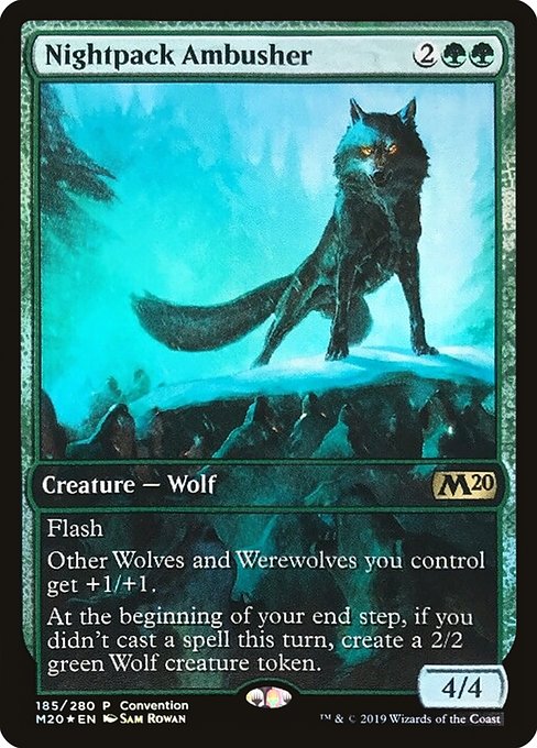 Nightpack Ambusher - Core Set 2020 Promos - Promo Foil