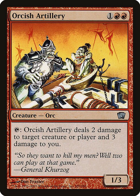 Orcish Artillery - Eighth Edition - Promo Foil