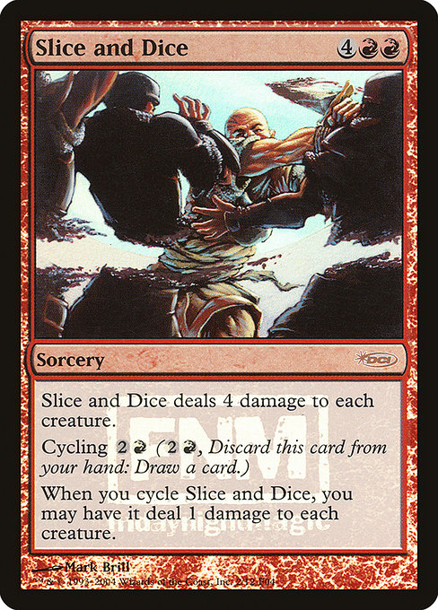 Slice and Dice - Friday Night Magic 2004 - Promo Foil