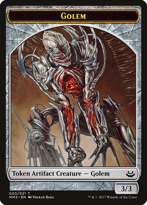 Golem - Modern Masters 2017 Tokens