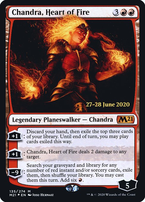 Chandra, Heart of Fire - Core Set 2021 Promos - Promo Foil