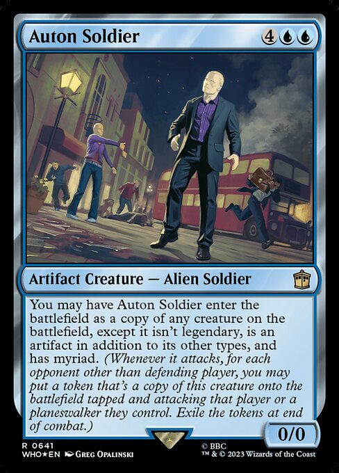 Auton Soldier - Doctor Who - Surge Foil