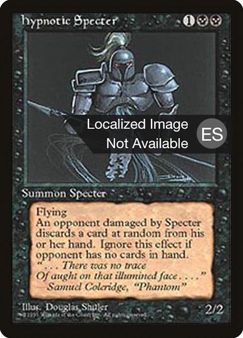 Espectro hipnótico (Hypnotic Specter) - Fourth Edition Foreign Black Border