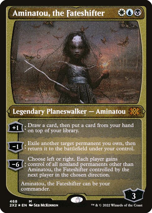 Aminatou, the Fateshifter - Double Masters 2022 - Etched Foil