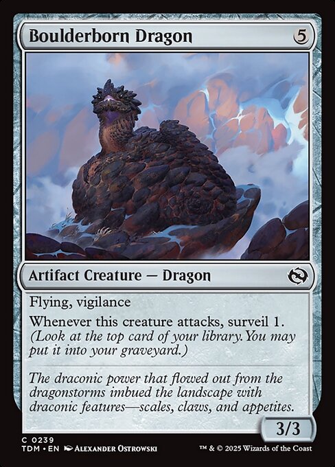 Boulderborn Dragon - Tarkir: Dragonstorm