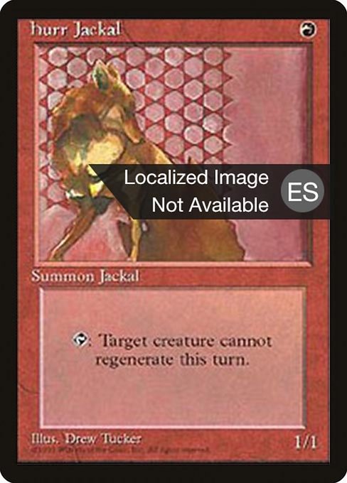 Chacal de Hurr (Hurr Jackal) - Fourth Edition Foreign Black Border