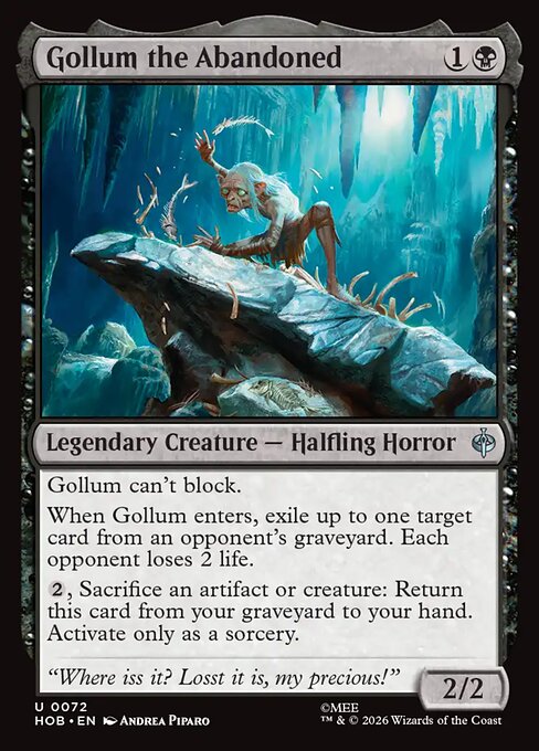 Gollum the Abandoned - The Hobbit
