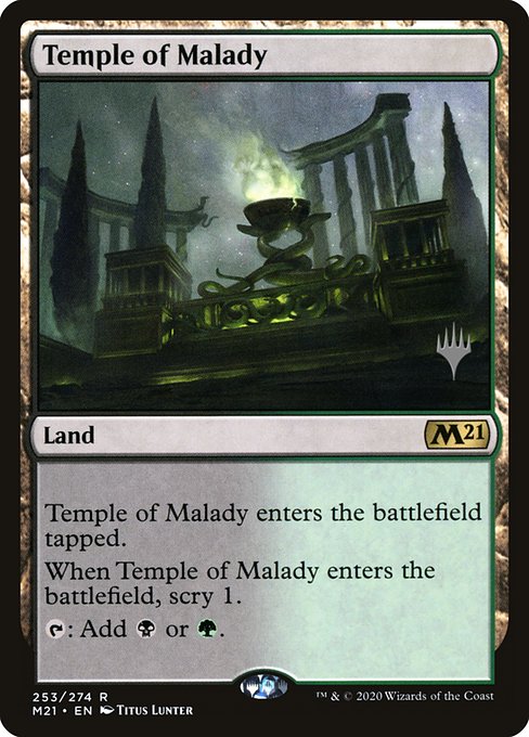 Temple of Malady - Core Set 2021 Promos