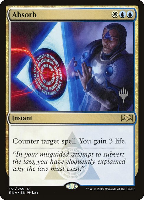 Absorb - Ravnica Allegiance Promos