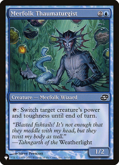 Merfolk Thaumaturgist - The List