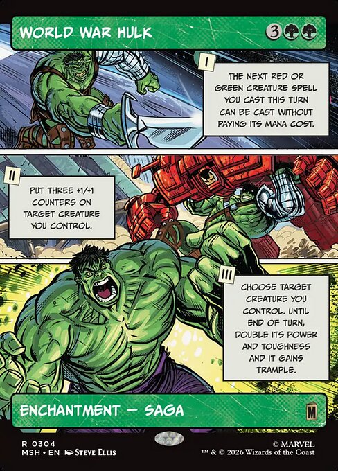 World War Hulk - Marvel Super Heroes - Showcase