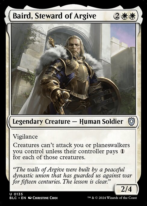 Baird, Steward of Argive - Bloomburrow Commander