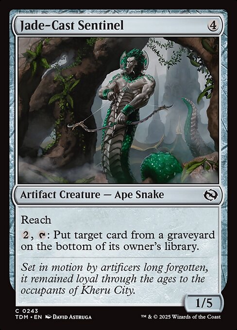 Jade-Cast Sentinel - Tarkir: Dragonstorm