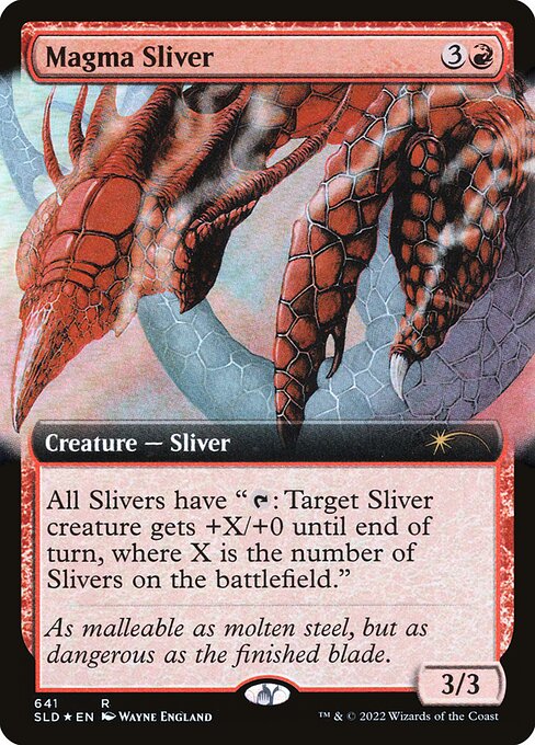 Magma Sliver - Secret Lair Drop - Promo Foil