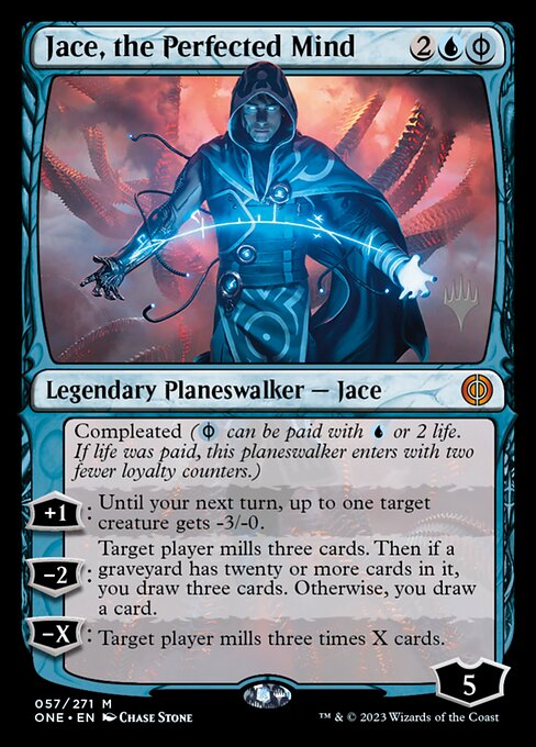 Jace, the Perfected Mind - Phyrexia: All Will Be One Promos