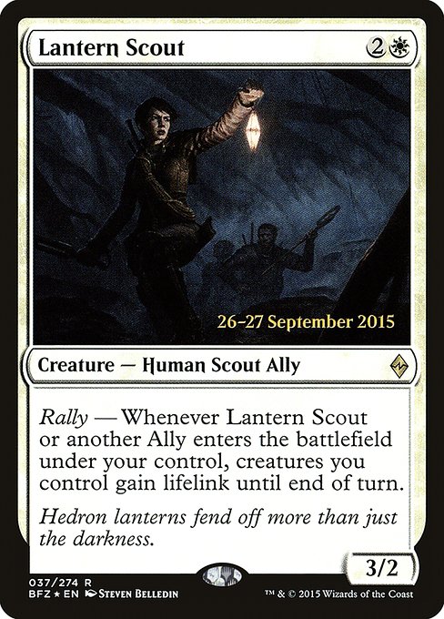 Lantern Scout - Battle for Zendikar Promos - Promo Foil