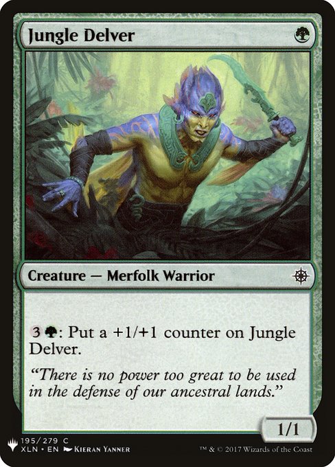 Jungle Delver - The List