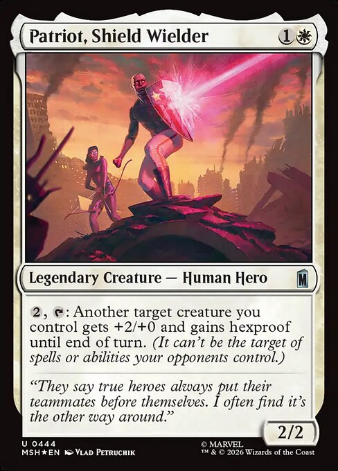 Patriot, Shield Wielder - Marvel Super Heroes - Surge Foil