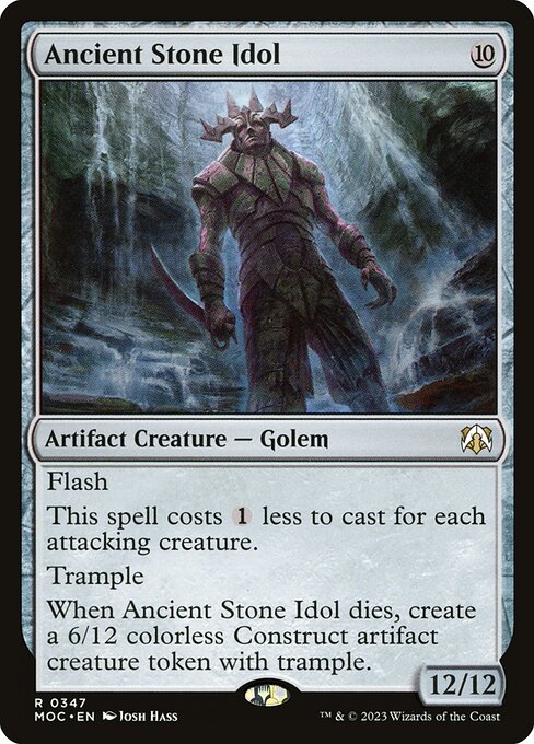 Ancient Stone Idol - March of the Machine Commander