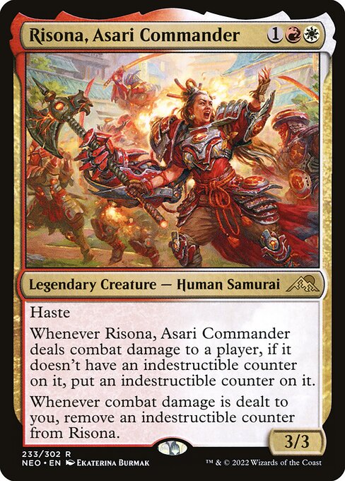 Risona, Asari Commander - Kamigawa: Neon Dynasty