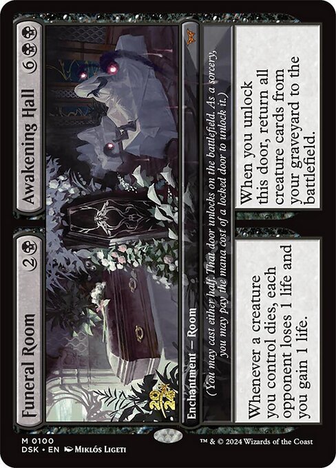 Funeral Room // Awakening Hall - Duskmourn: House of Horror Promos - Promo Foil