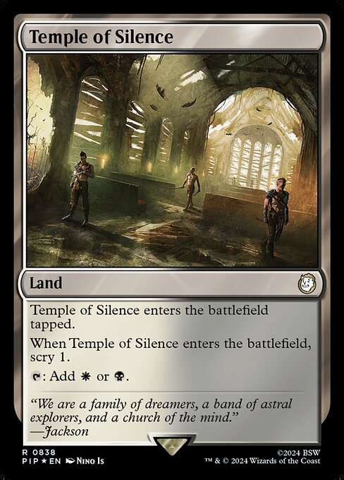 Temple of Silence - Fallout - Surge Foil