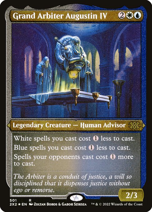 Grand Arbiter Augustin IV - Double Masters 2022 - Etched Foil