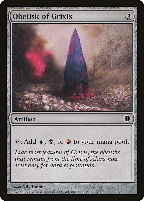 Obelisk of Grixis - Shards of Alara