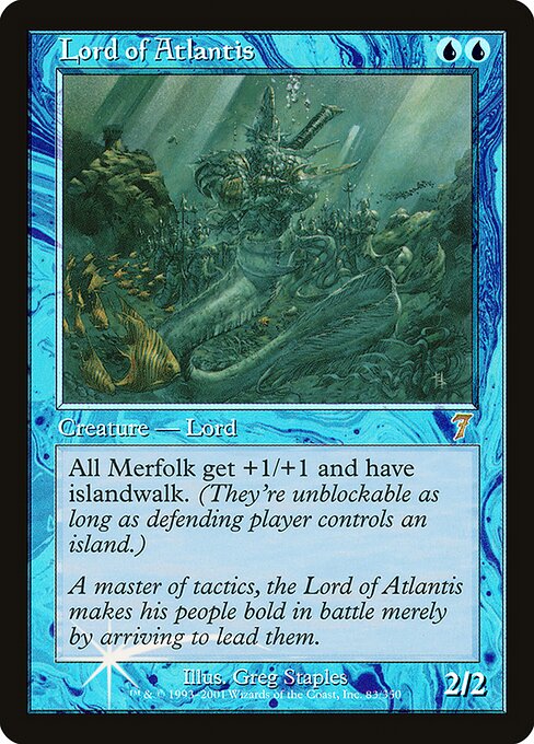 Lord of Atlantis - Seventh Edition - Promo Foil