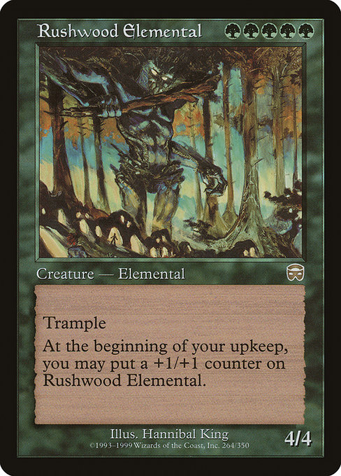 Rushwood Elemental - Mercadian Masques