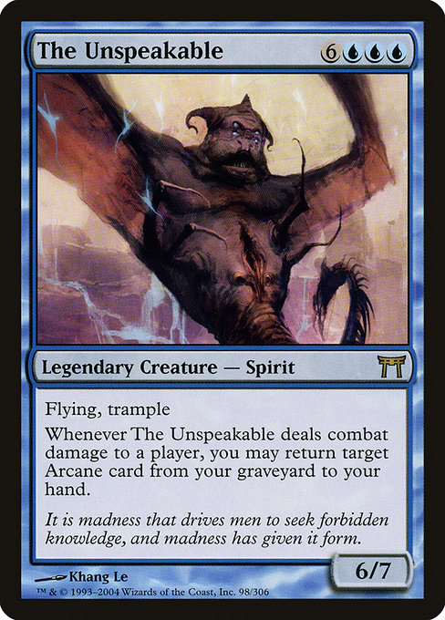 The Unspeakable - Champions of Kamigawa