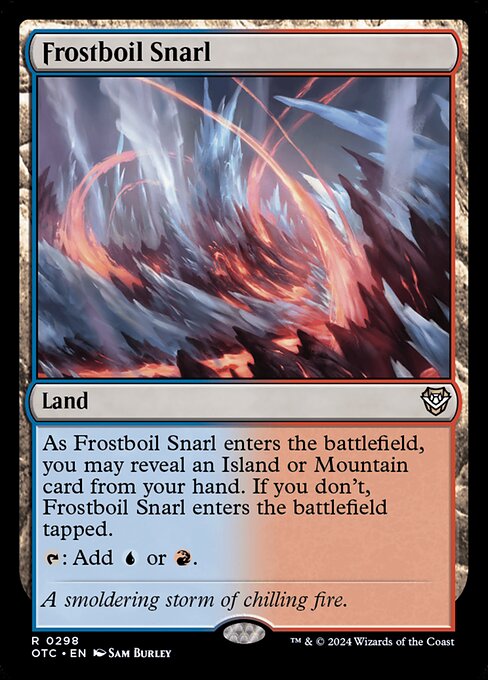 Frostboil Snarl - Outlaws of Thunder Junction Commander