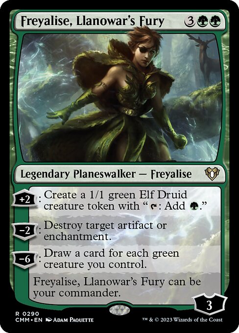 Freyalise, Llanowar's Fury - Commander Masters