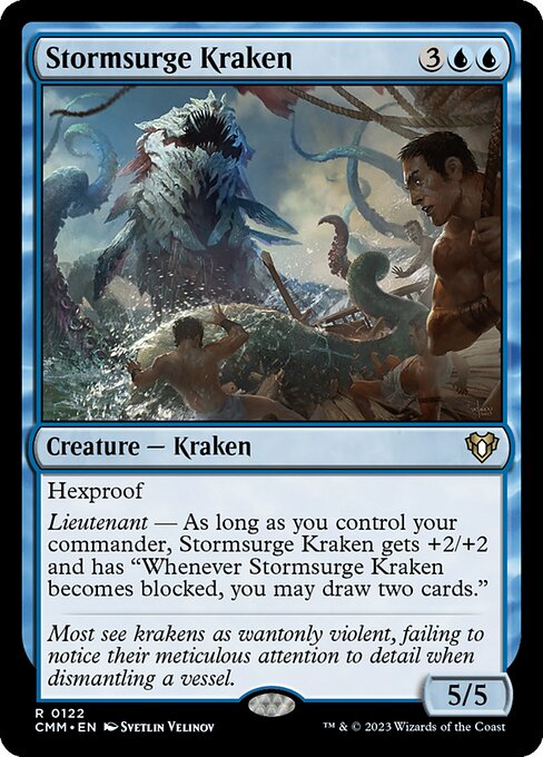 Stormsurge Kraken - Commander Masters