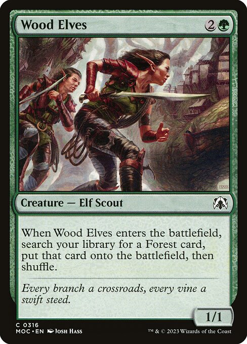 Wood Elves - March of the Machine Commander