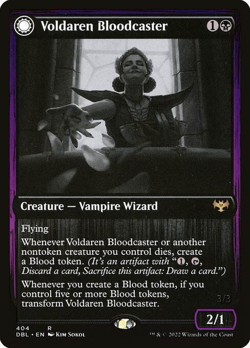 Voldaren Bloodcaster // Bloodbat Summoner - Innistrad: Double Feature